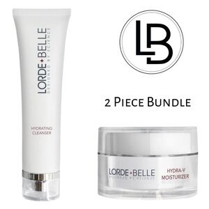 LORDE+BELLE 2-piece Bundle: 1 Hydrating Cleanser & 1 Hydra-V Moisturizer NEW